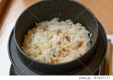 [料理]かに釜飯 87447177