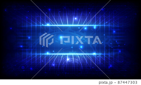 Abstract Computer background. graphic data, technology, decryption, algorithm, encryption and laser grid element. Placeholder, landing page and template technology gear. Circuit board Abstract Computer background. graphic data, technology, decryption, algorithm, encryption and laser grid element. Placeholder, landing page and template technology gear. Circuit board 87447303