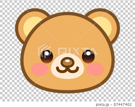 * vintage bear ❀ ココア色 かわいい まるいお顔のクマさん vintage bear ❀ ココア色 かわいい まるいお顔のクマさん