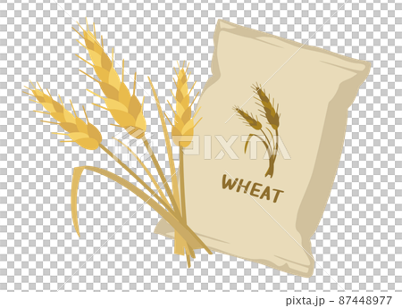小麦粉 小麦 イラスト 小麦粉 小麦 イラスト 87448977