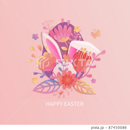 Happy easter 2022 greeting card,flyer,banner. Happy easter 2022 greeting card,flyer,banner. 87450086