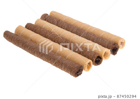 wafer rolls isolated wafer rolls isolated 87450294