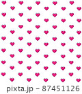 Love pattern, background with heart shape illustration 87451126
