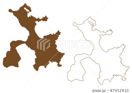 Stronsay island (United Kingdom of Great Britain and Northern Ireland, Scotland, Orkney) map vector illustration, scribble sketch Isle of Stronsay map Stronsay island (United Kingdom of Great Britain and Northern Ireland, Scotland, Orkney) map vector illustration, scribble sketch Isle of Stronsay map 87452910