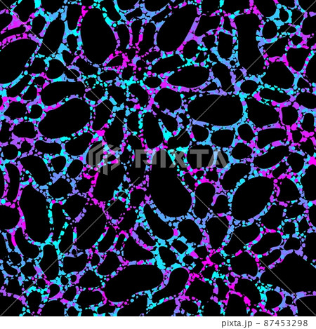 Skin of the alien animal. Spotted texture. Seamless pattern background 87453298