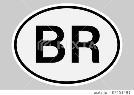 Brazil international vehicle registration code 87453491