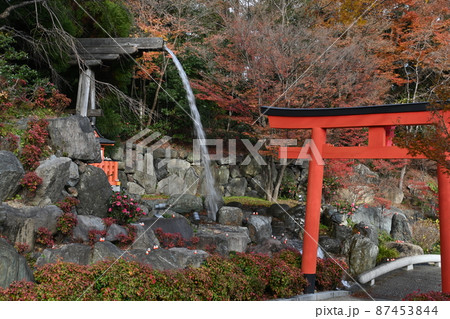 勝運の寺　勝尾寺　滝 87453844