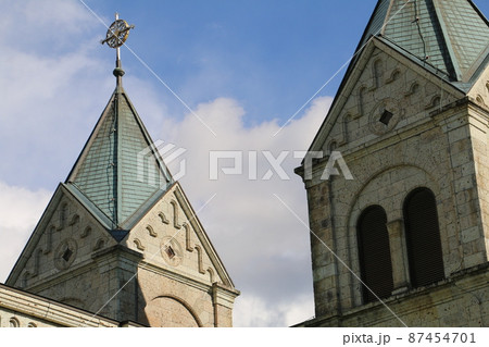 大谷石の教会として有名な松が峰教会 大谷石の教会として有名な松が峰教会 87454701