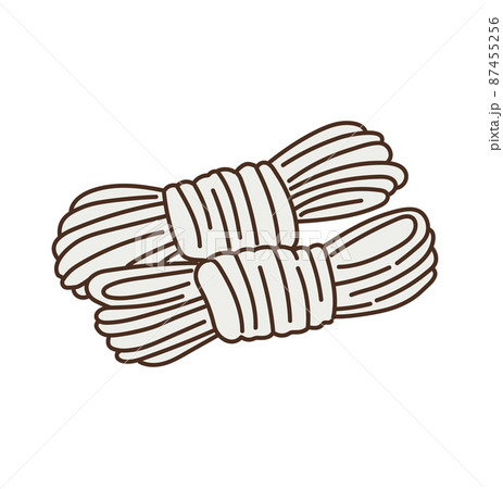 食べ物　素材　食品　イラスト　糸こんにゃく 87455256