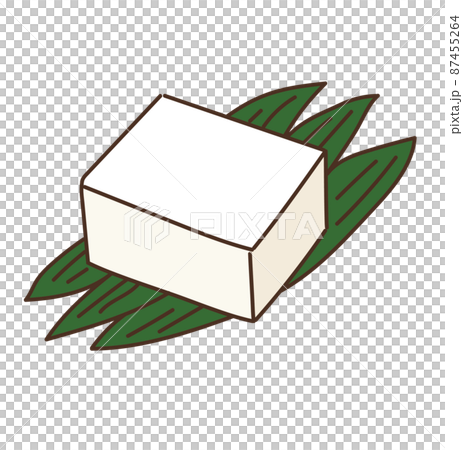 食品材料食品插圖豆腐 87455264