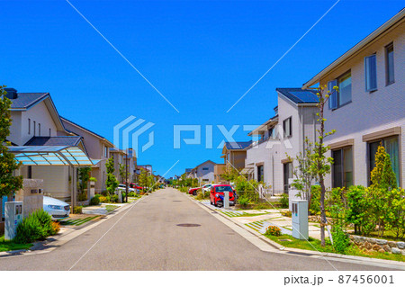 電柱のない住宅街 電柱のない住宅街 87456001