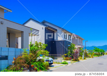 電柱のない住宅街 電柱のない住宅街 87456004