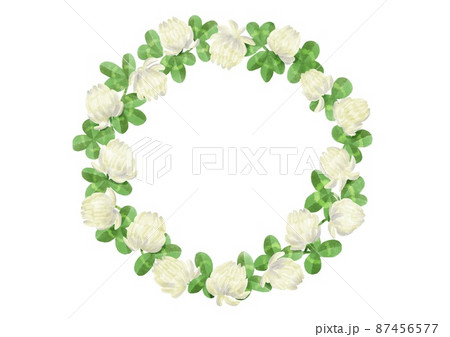 クローバーの花輪 クローバーの花輪 87456577