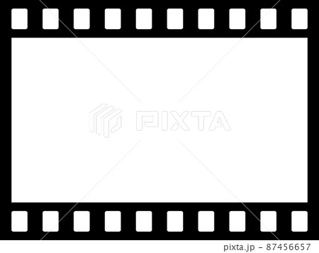 映画のフィルム風の背景フレーム 87456657