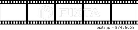 映画のフィルムのシームレスイラスト 87456658
