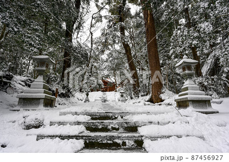 須須神社の雪景色 須須神社の雪景色 87456927