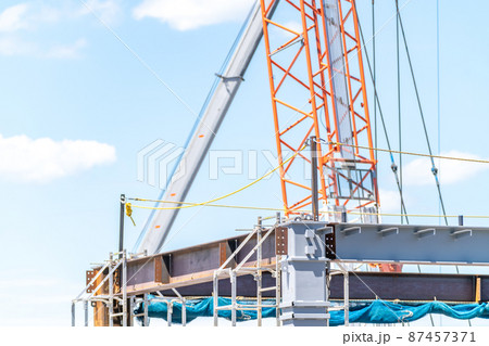 建設現場 高所作業 スタンション 親綱用支柱 親綱 安全対策 鉄骨工事 労働災害防止対策 建設現場 高所作業 スタンション 親綱用支柱 親綱 安全対策 鉄骨工事 労働災害防止対策 87457371