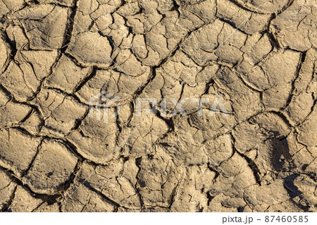 United States, Utah, Escalante, Dried streambed cracking into pieces United States, Utah, Escalante, Dried streambed cracking into pieces 87460585