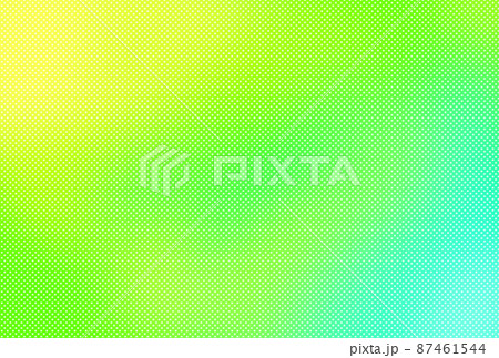 背景素材 グラデーション ドット 黄緑のイラスト素材