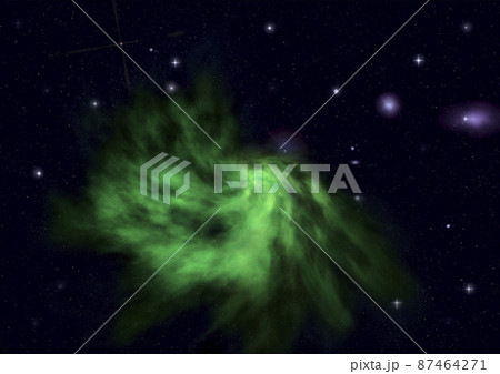 Star field in space and a nebulae 87464271