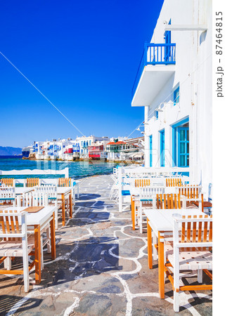 Mykonos - Cyclades famous Greek Islands, Greece travel place. 87464815