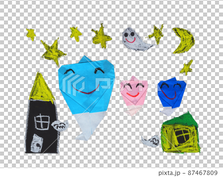 子供が制作したおばけ 87467809