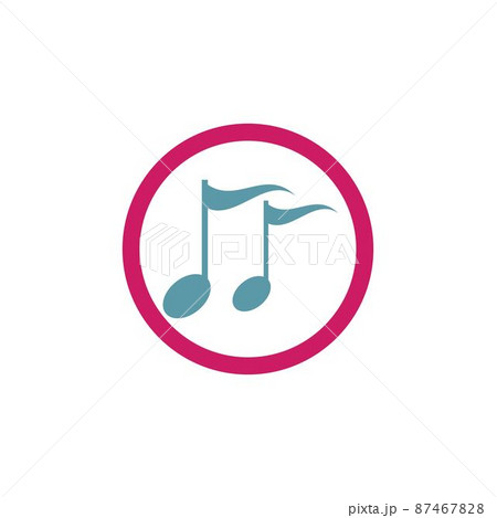 Music note logo 87467828