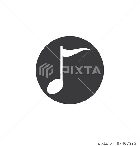 Music note logo 87467835