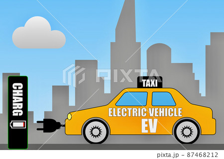 電気自動車タクシー 87468212