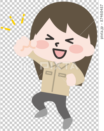 工作人員穿著工作服夾克 87468487