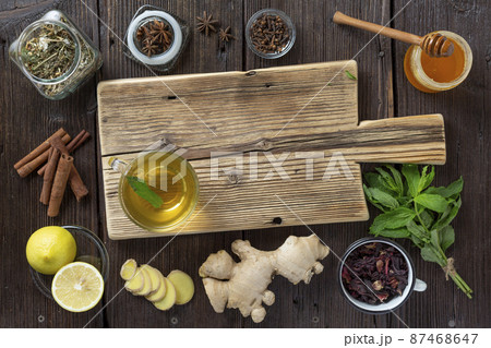 recipe for making health tea according to an old recipe recipe for making health tea according to an old recipe 87468647