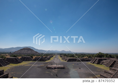 世界文化遺産　古代都市テオティワカン 87470352