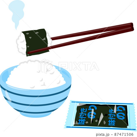 味付け海苔を巻いたご飯 87471506