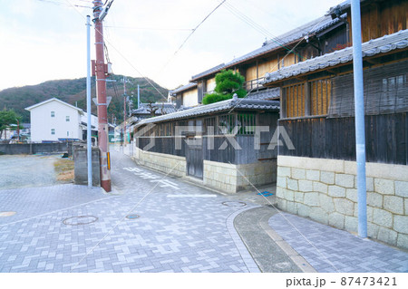 坂越の古い町並み1　兵庫県赤穂市 87473421