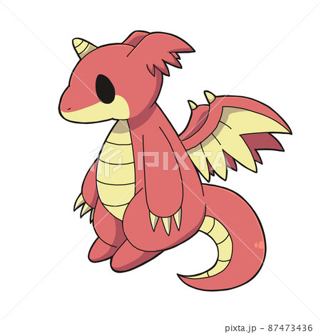 デフォルメ・ドラゴン赤 87473436