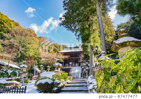 雪の伊奈波神社〈岐阜県岐阜市〉 雪の伊奈波神社〈岐阜県岐阜市〉 87477477