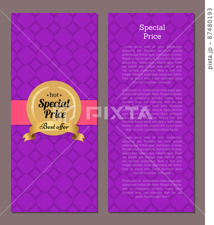 Special Price Hot Best Offer Golden Label on Cover 87480193