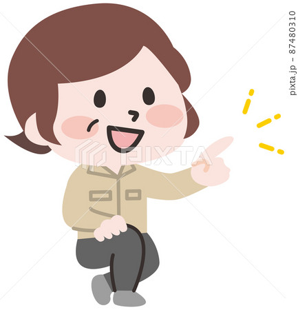 点検作業をおこなう作業員 点検作業をおこなう作業員 87480310