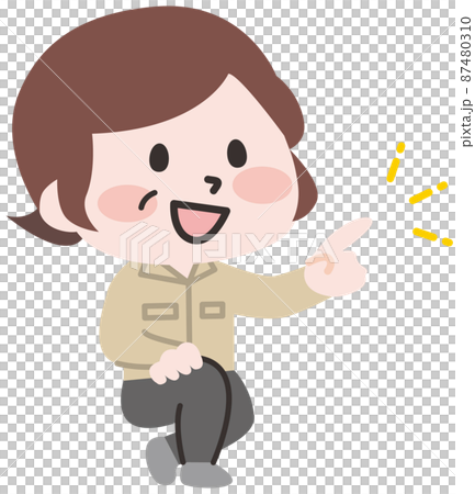 点検作業をおこなう作業員 点検作業をおこなう作業員 87480310