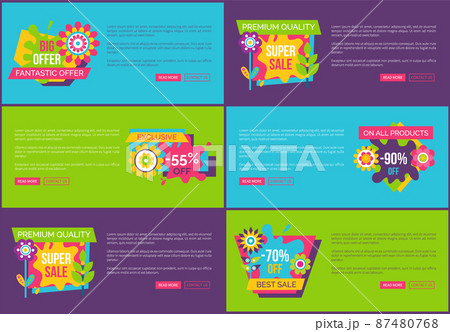 Sale Premium Quality Promo Labels Online Posters 87480768