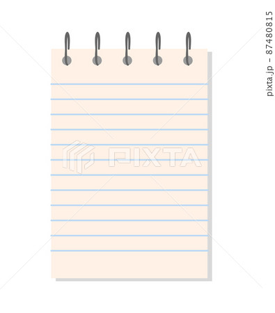 Paper with Holder Document Vector Illustration 87480815