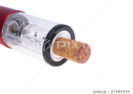 electric corkscrew isolated electric corkscrew isolated 87484304