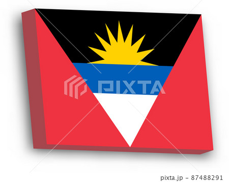 3D vector flag of Antigua and Barbuda 87488291