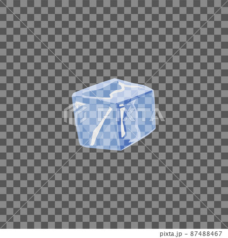 Ice block in realistic vector illustration, isolated on transparent background Ice block in realistic vector illustration, isolated on transparent background 87488467