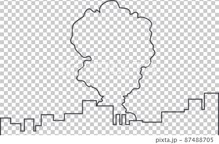 市街戦 爆発 空爆 テロ 爆発 戦争の線画のイラスト素材 ベクター 市街戦 爆発 空爆 テロ 爆発 戦争の線画のイラスト素材 ベクター 87488705
