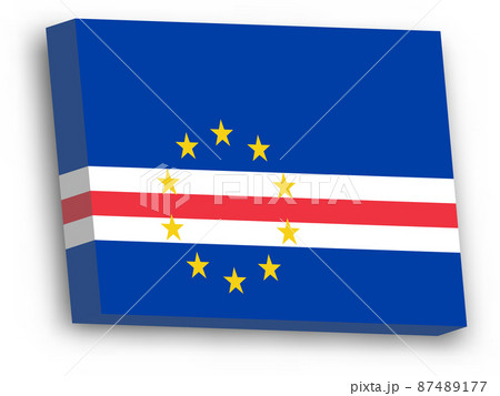3D vector flag of Cape Verde 87489177