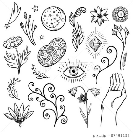 black and white designs to draw