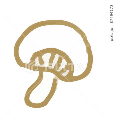 食材のイラスト　きのこ　茸 87494172