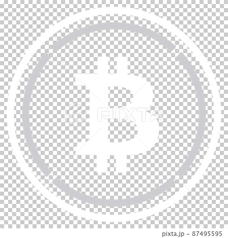 White Bitcoin (White) Wrapped Bitcoin WBTC Wrapped Bitcoin... - Stock Illustration ...