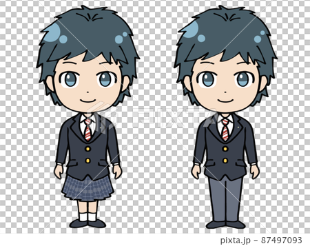 Free choice of school uniforms, skirts and pants (short-haired girls) Free choice of school uniforms, skirts and pants (short-haired girls) 87497093